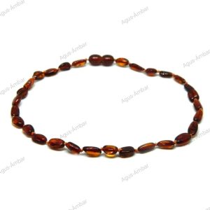 Collar Coñac Ovalado