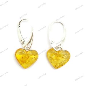 Aros Corazón Limón
